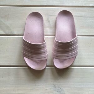 Adidas Slides in Lavender